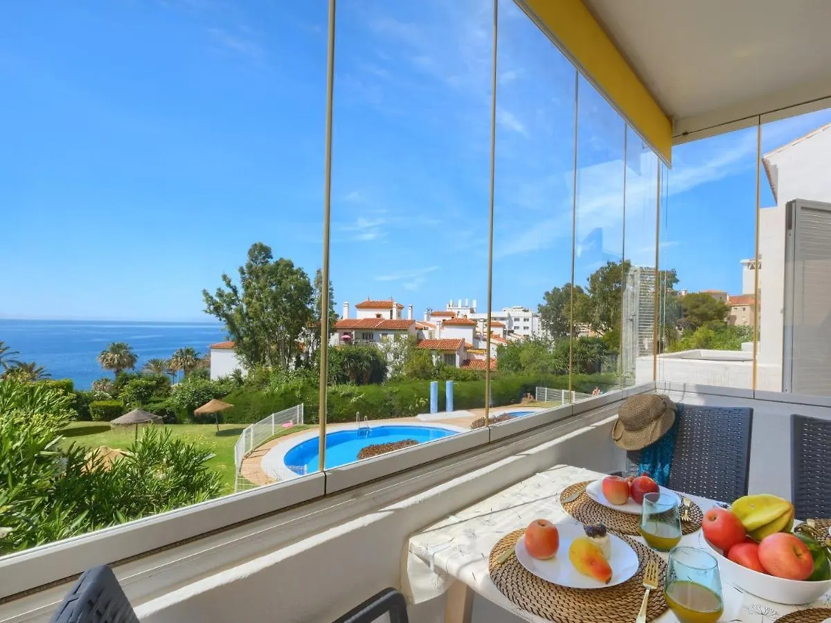 Benalmadena 3 Beach Pool View, Terrace, Garden location